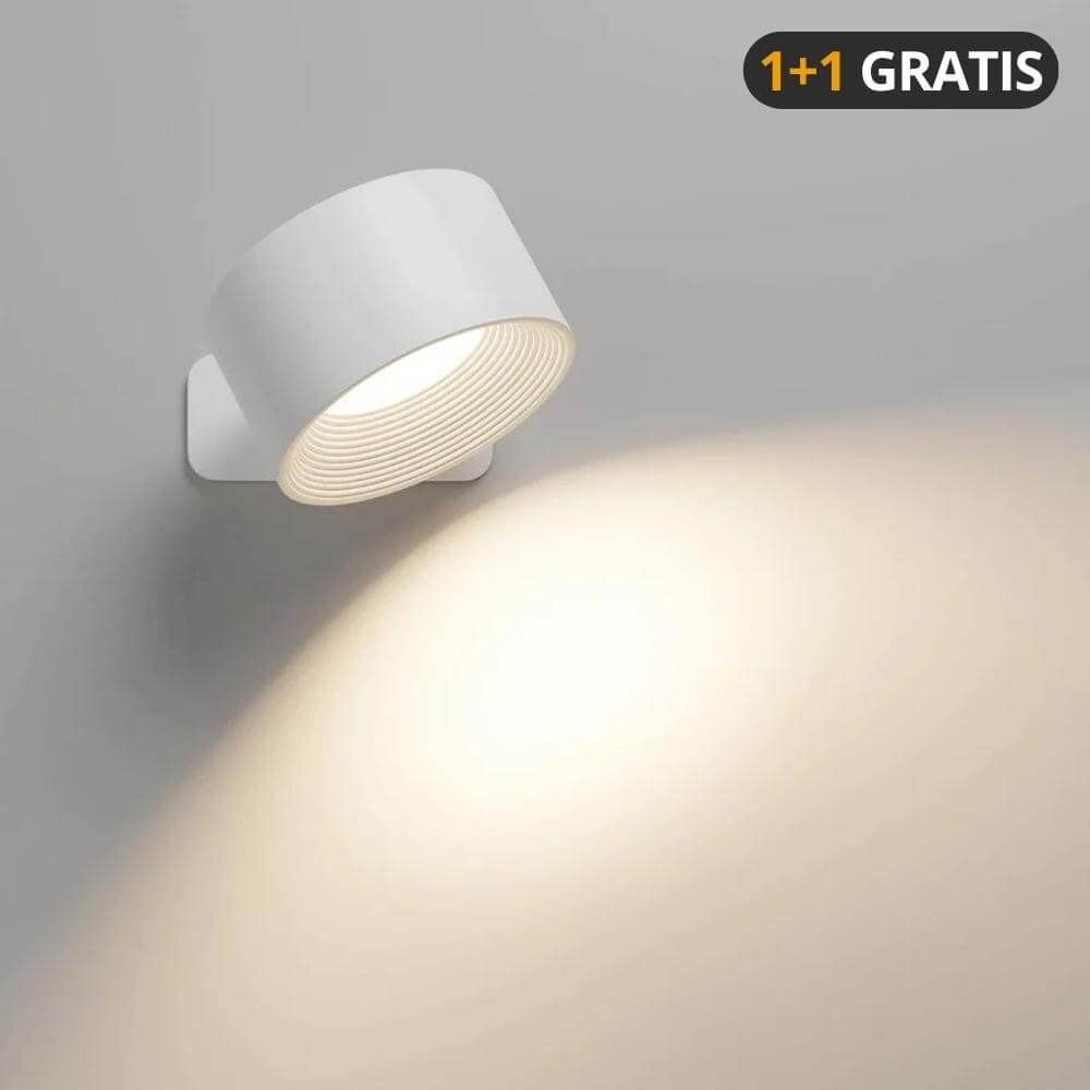 Trendy draadloze wandlamp (tijdelijk 1+1 GRATIS)